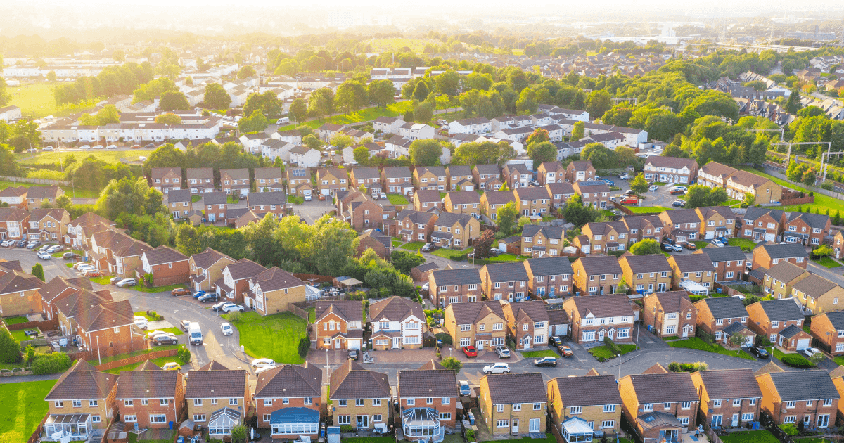 UK properties sky view