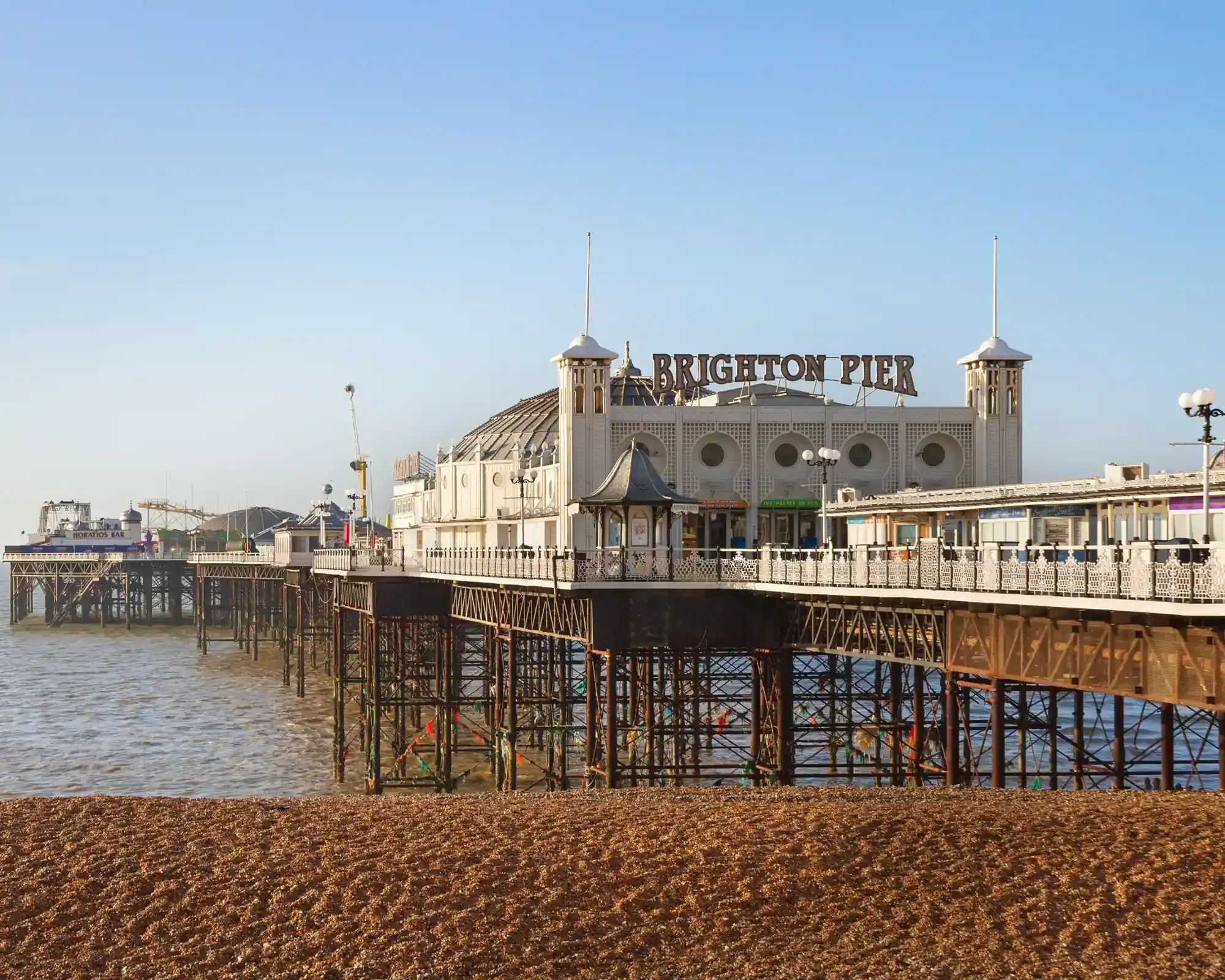 Brighton Palace Pier and beach, home to our conveyancing solicitors
